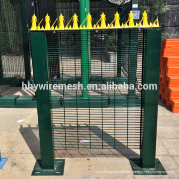 358 anti climb fence pvc coated 358 security fence prison mesh fencing